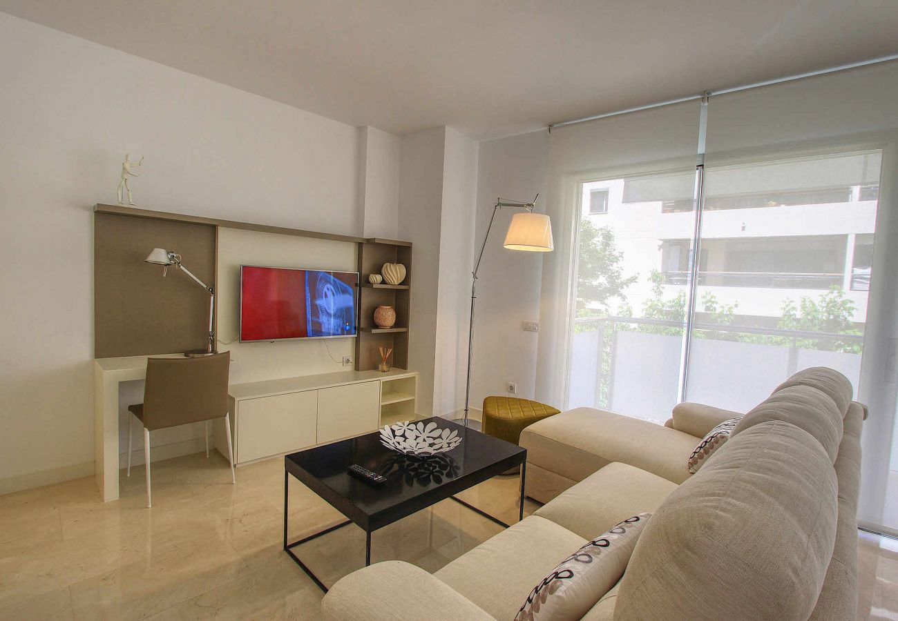 Ferienwohnung in Marbella - Elegantes Apartment nur wenige Schritte von der Strandpromenade entfernt