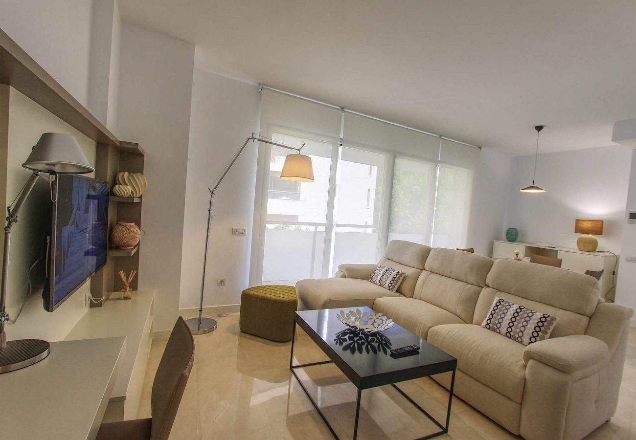 Ferienwohnung in Marbella - Elegantes Apartment nur wenige Schritte von der Strandpromenade entfernt