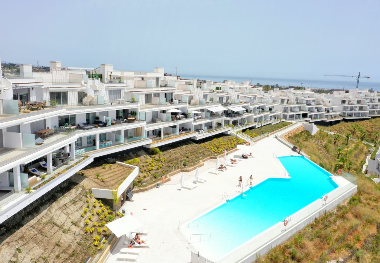 Ferienwohnung in Estepona - Modernes Apartment mit Panoramablick auf das Meer