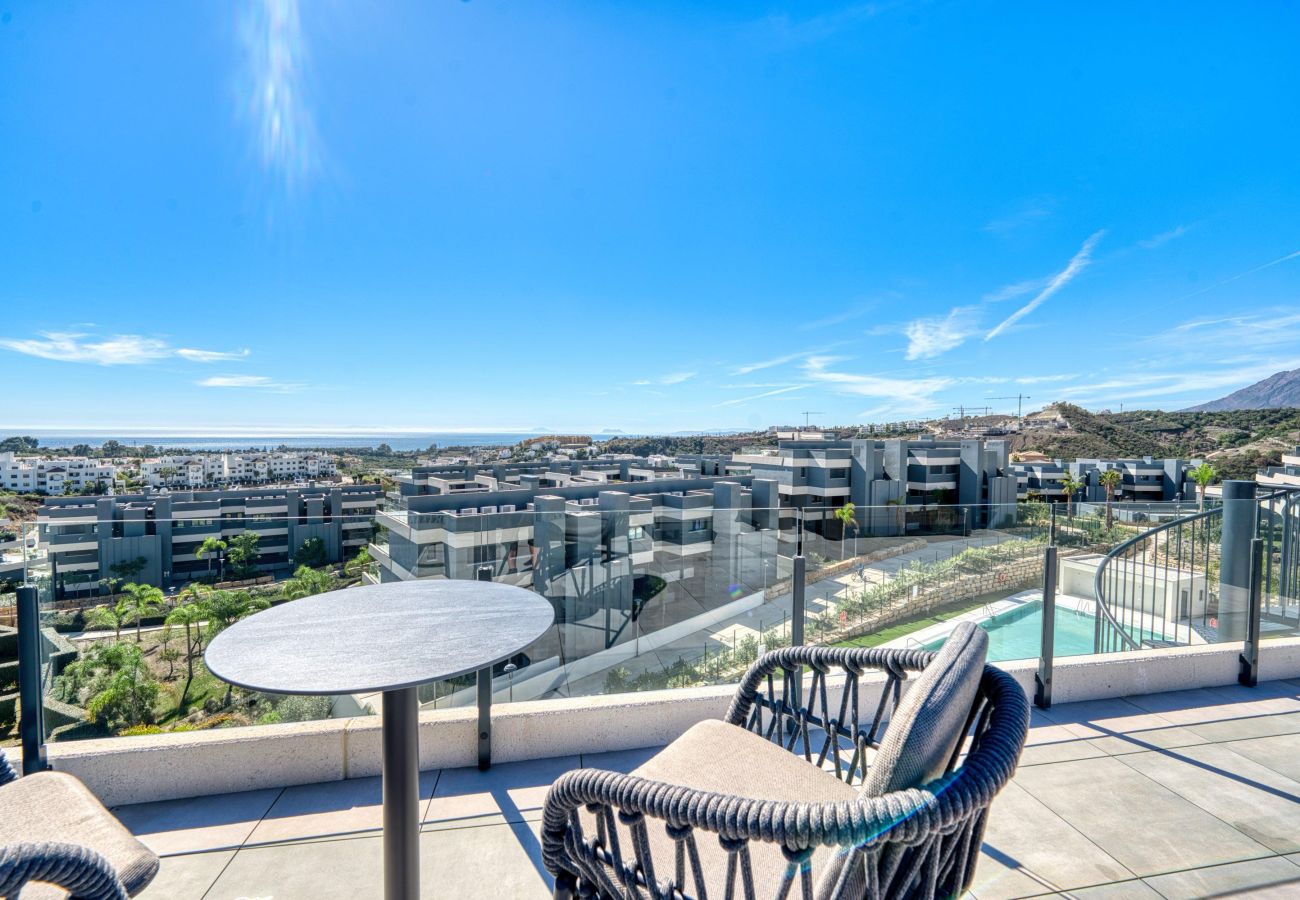 Ferienwohnung in Estepona - 3020 Luxus-Duplex mit Blick auf Afrika und Gibraltar