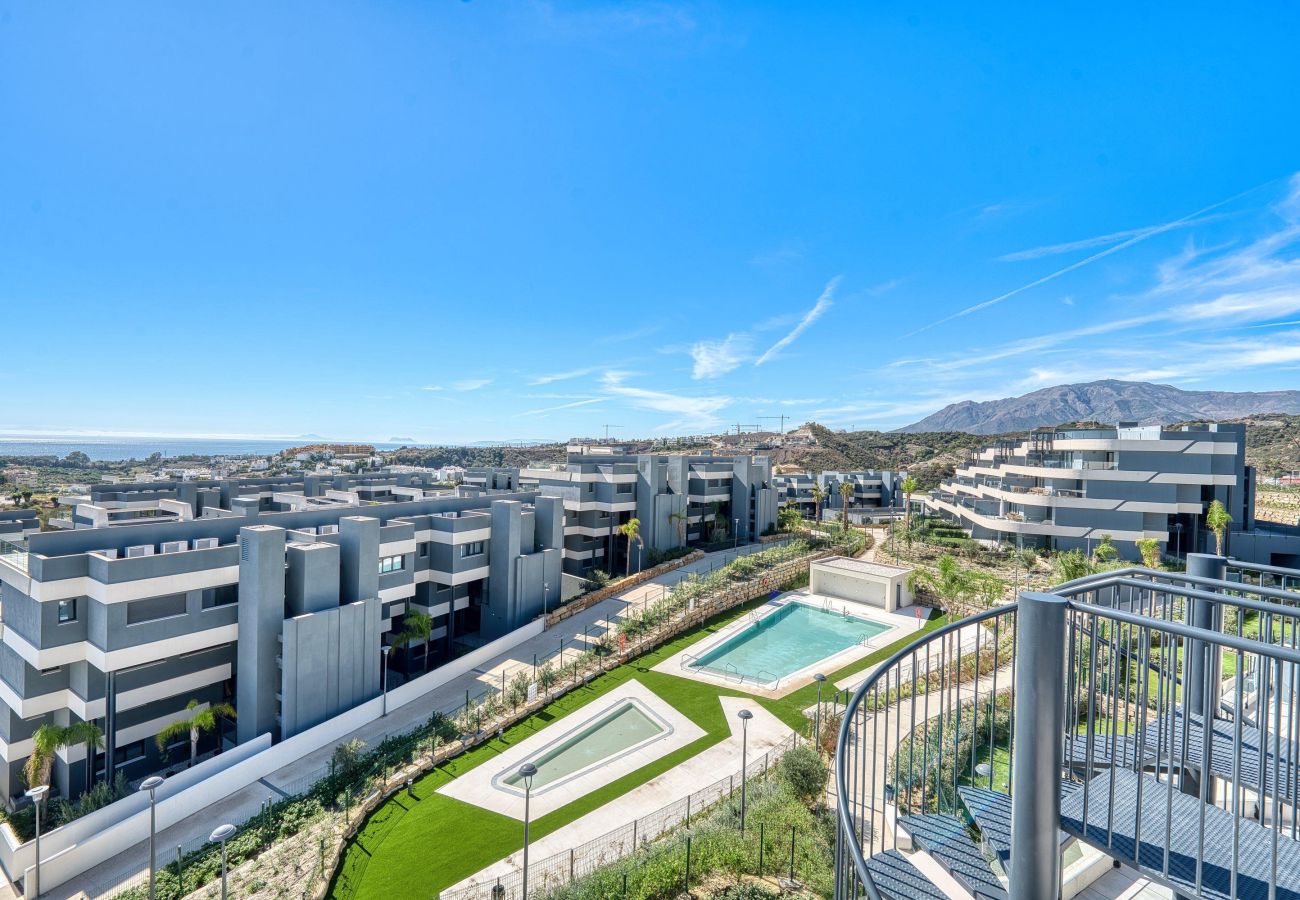 Ferienwohnung in Estepona - 3020 Luxus-Duplex mit Blick auf Afrika und Gibraltar